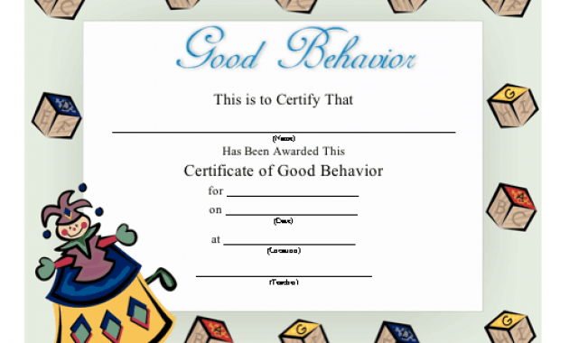 free printable good behavior certificate, certificate of good behavior template, moving up certificate template free, good conduct award certificate, good behavior certificate printable, good behavior certificates free, good manners certificate