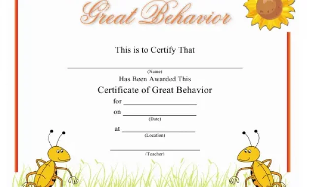 free printable good behavior certificate, certificate of good behavior template, moving up certificate template free, good conduct award certificate, good behavior certificate printable, good behavior certificates free, good manners certificate