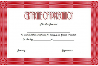 Free Printable Teacher Certificate of Appreciation (1st Word + PDF Format)
