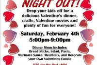 Free Valentine’s Day Party Flyer for Kids (3rd New Design)