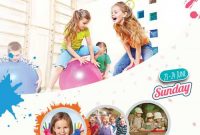Kids Summer Camp Flyer Template Free (2nd Wonderful Design)