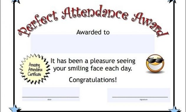 free printable perfect attendance award certificate, perfect attendance award template free, best attendance award certificate, certificate of attendance template word, employee perfect attendance award, free editable certificates of attendance, free printable attendance certificates