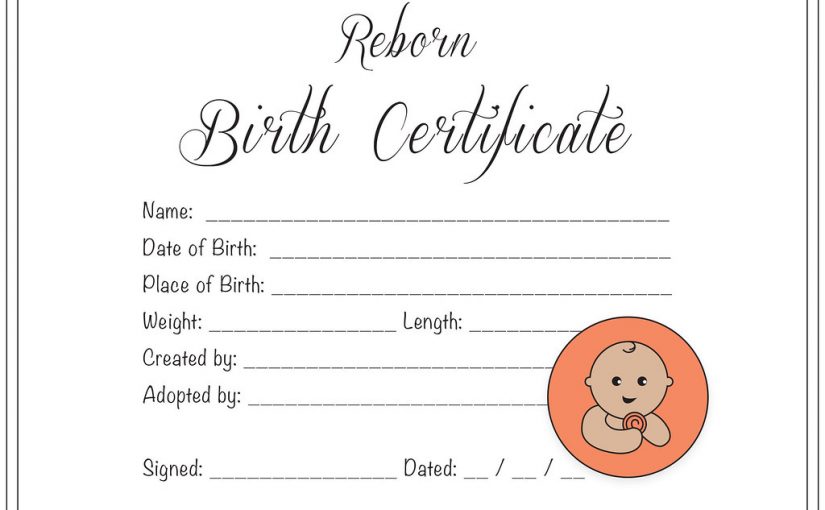 8+ BASIC Reborn Baby Birth Certificate Template Free Designs