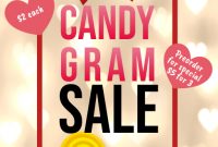 Valentine’s Day Candy Gram Flyer Template Word Free (1st Fabulous Design)