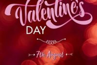 Valentine’s Day Event Flyer Template Free (3rd Lovely Design)
