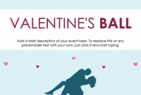 Valentines Day Flyer Template Word Format Free (1st Fantastic Design)