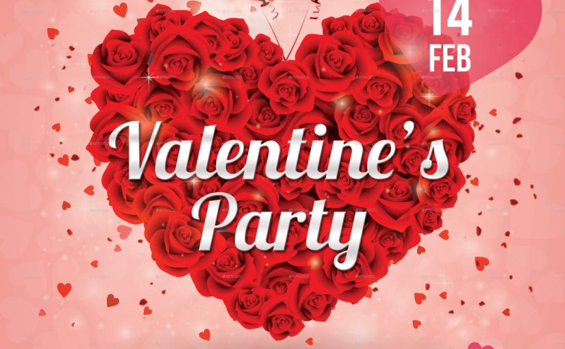 Valentine’s Day Party Flyer Template Free (9+ Superlative Designs)