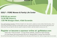 Charity Golf Flyer Template Free (3rd Fundraiser Design Idea)