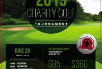 Charity Golf Tournament Flyer Template Free Printable (3rd Fantastic Design)