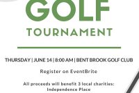 Golf Tournament Flyer Template Download Free (2nd Printable Format)