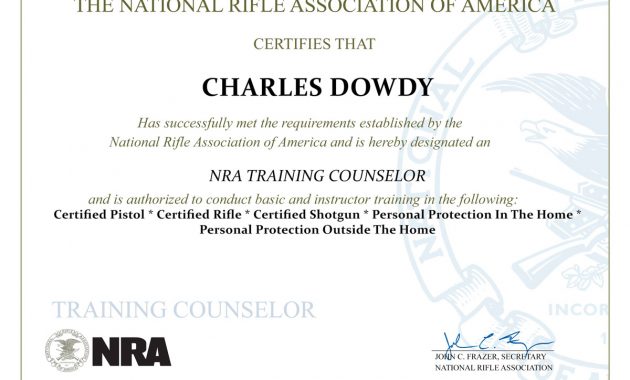 nra training certificate template, nra security firearms training instructor certificate, nra basic course completion certificate, nra certificate template download, lost nra training certificate, nra basic pistol certificate template, nra certificate of completion