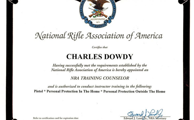 NRA Training Certificate Template Free (8 DAZZLING ideas)