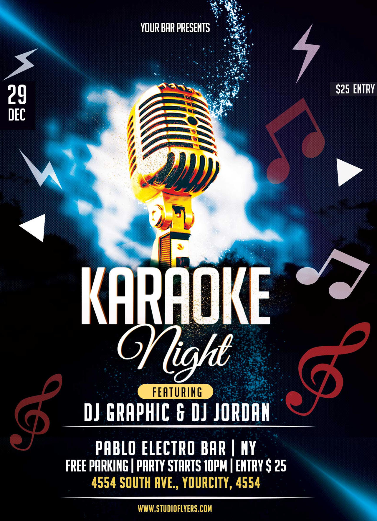 Karaoke Night Flyer Template Free Download (1st PSD Format) karaoke flyer template free,karaoke night flyer template free,karaoke party flyer template,karaoke party flyer psd free,blue karaoke flyer templates free,general karaoke flyer template,karaoke and music event flyer template,karaoke contest flyer template,karaoke night party flyer template