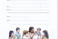 Baby Baptism Certificate Template (1st Free Best Option)