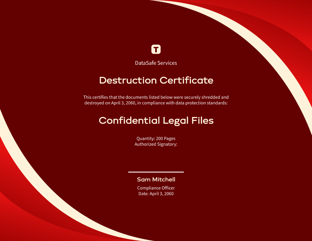 Certificate of Data Destruction Template: 2025 Free Legally & Stylishly 1 certificate of data destruction template, certificate of hard drive destruction template, hard drive certificate of destruction template, printable certificate of destruction template, printable certificate of destruction form, certificate of destruction gdpr template, datastroyer data destruction certificate, certificate of document destruction template, shredding certificate of destruction template, e waste certificate of destruction template