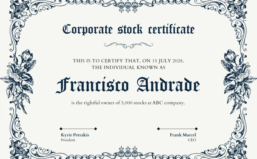 corporate stock certificate template, certificate of stock template, printable stock certificate template, electronic stock certificate template, corpkit stock certificate template, attorneys corporation service stock certificate template, company stock certificate template, llc stock certificate template, blank stock certificate template free