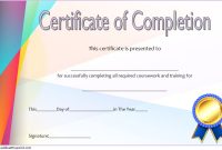 Course Completion Certificate Template Word (1st Free Editable Format)