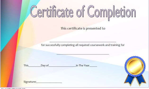 course completion certificate template, course certificate of completion template, training course certificate template, course participation certificate template, course attendance certificate template, free printable training certificate template, course certificate template
