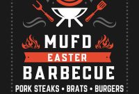 Easter BBQ Flyer Template Free Idea (1st Wonderful Event Design)