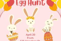Easter Egg Hunt Flyer Template Free Download (2nd Best Option)