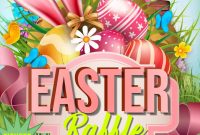 Easter Raffle Flyer Template (2nd Free Funny Design)