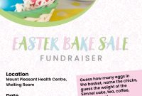 Free Easter Bake Sale Flyer Template (2nd Best Fundraiser Design)