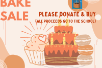Free Easter Bake Sale Flyer Template (3rd Best Fundraiser Design)