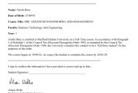 Free Student Council Tax Exemption Certificate (1st Official Example)