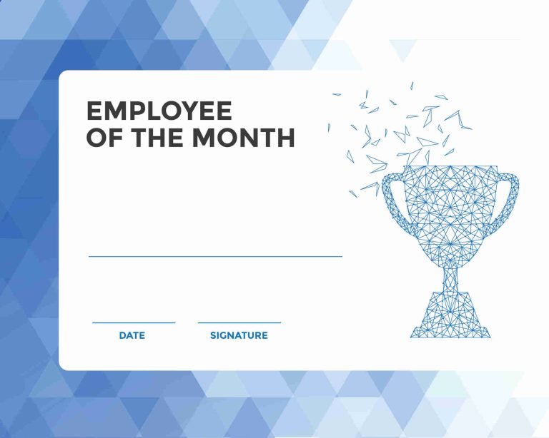 Free Employee of the Month Award Certificate Template (2026 Best ...