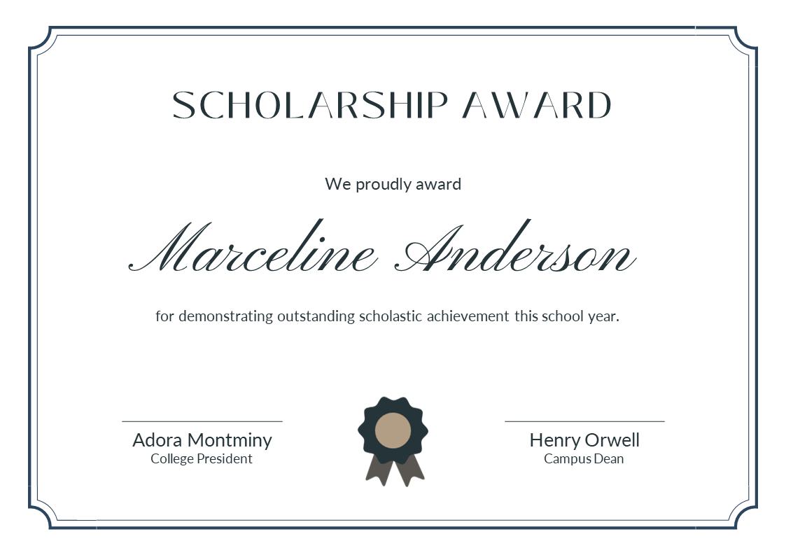 Scholarship Award Certificate Template Free 2025 Designs 3 scholarship award certificate template free, memorial scholarship certificate template, scholarship recipient certificate template, scholarship winner certificate template, scholarship certificate template word, music scholarship certificate template, free printable scholarship award certificate, free editable scholarship award certificate, examples of scholarship award certificates, blank scholarship award certificate