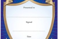 School Council Certificate Template (2nd Free New Design)