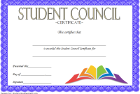 Student Council Award Certificate Template Free (3rd Editable Format)