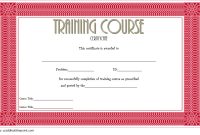 Training Course Certificate Template (1st Free Customizable Format)