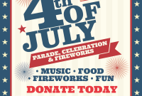 4th of July Parade Flyer Template (1st Free Vintage Design) 4th of July Parade Flyer Template (1st Free Vintage Design)