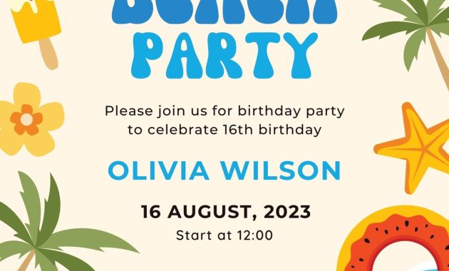 summer beach party flyer template, beach party flyer template free, beach party flyer/poster psd template, retirement party beach flyer template word, beach party poster template, summer beach party poster, psycho beach party poster, muscle beach party poster, heartbreakers beach party poster