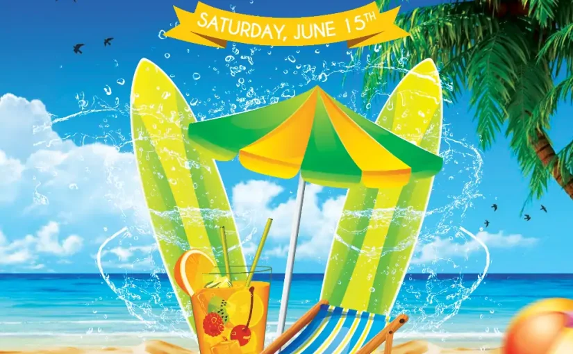 Beach Party Flyer Template Free - Ride the 2025 Wave 1 Beach Party Flyer Template Free – Ride the 2025 Wave