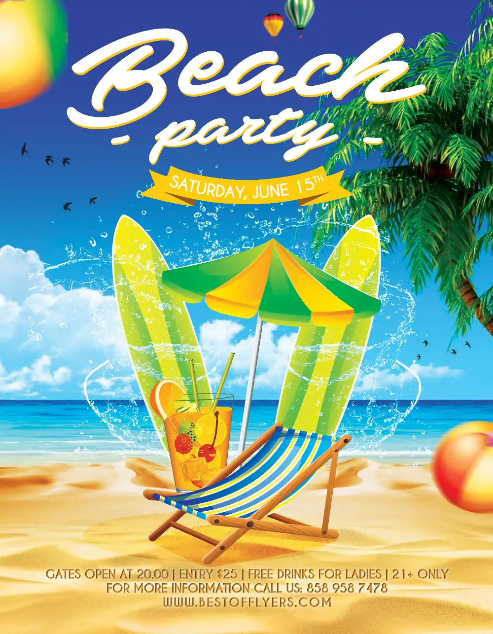 summer beach party flyer template, beach party flyer template free, beach party flyer/poster psd template, retirement party beach flyer template word, beach party poster template, summer beach party poster, psycho beach party poster, muscle beach party poster, heartbreakers beach party poster