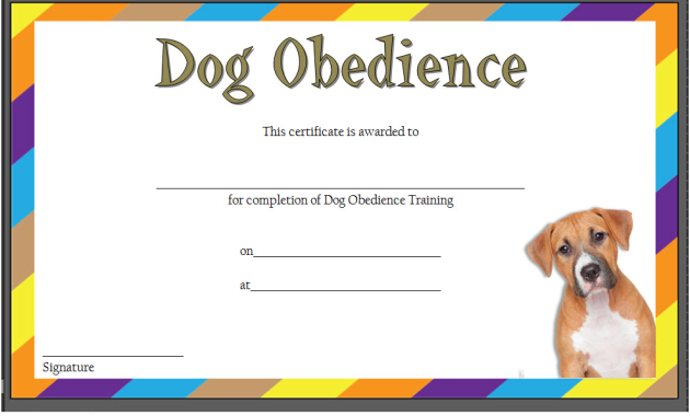 dog training certificate template, service dog training certificate template, dog obedience training certificate template, dog training completion certificate template, dog training graduation certificate template, dog training certificate of completion, dog training certificate course, puppy training certificate course