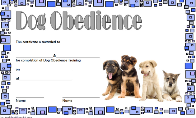 dog training certificate template, service dog training certificate template, dog obedience training certificate template, dog training completion certificate template, dog training graduation certificate template, dog training certificate of completion, dog training certificate course, puppy training certificate course