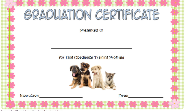 dog obedience certificate template, dog obedience training certificate template, dog obedience certificate printable, service dog certificate template, free printable dog training certificate, dog training graduation certificate template, dog training certificate template, dog training certificate of completion