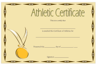 2025 Free Athletic Certificate Templates athletic certificate template, free athletic certificate templates, athlete of the year certificate template, athletic award certificate template, athletic participation certificate template, athletics certificate template word, free editable sports certificate template, free sports certificate template word, sports certificate template free download