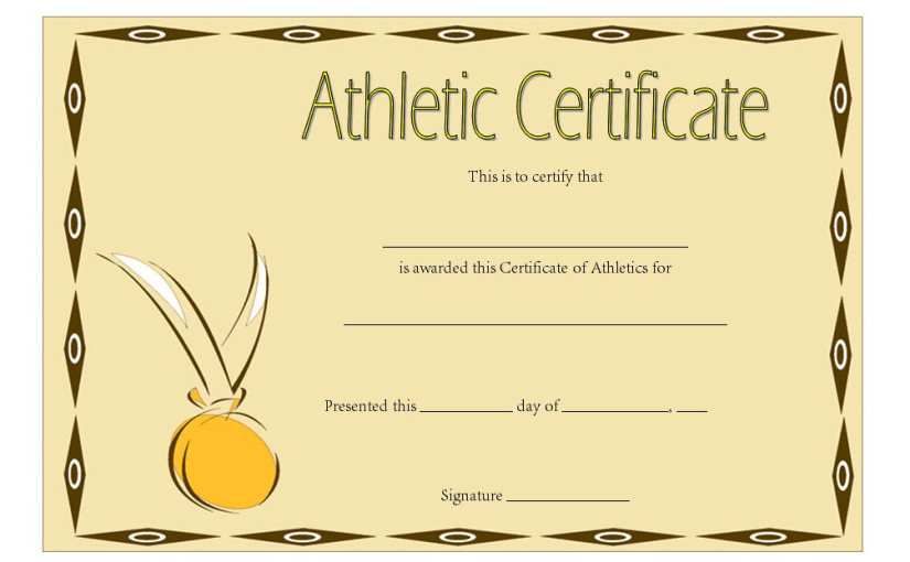 2025 Free Athletic Certificate Templates: Reward and Recognize!