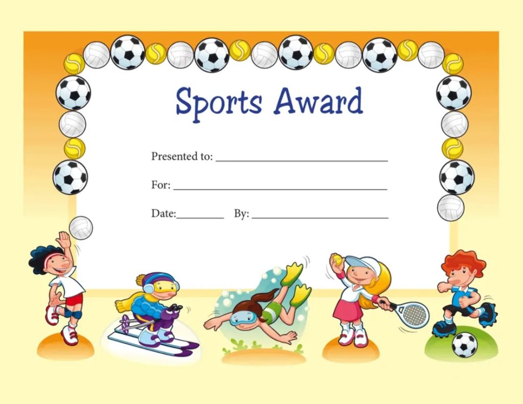 Free Sports Certificate Template Word (2nd Editable Format) athletic certificate template, free athletic certificate templates, athlete of the year certificate template, athletic award certificate template, athletic participation certificate template, athletics certificate template word, free editable sports certificate template, free sports certificate template word, sports certificate template free download