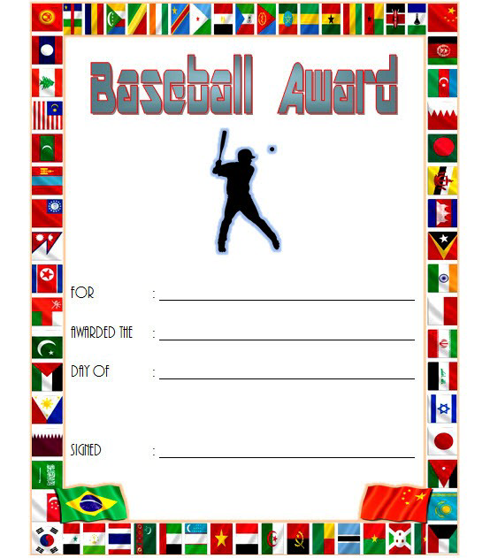 Baseball Award Certificate Template (3rd Free Word Format) free printable baseball certificate template, baseball award certificate template, free baseball certificate templates, baseball certificate template word, baseball all star certificate template, all star baseball certificate template, youth baseball certificate template, baseball camp certificate template, funny baseball certificates