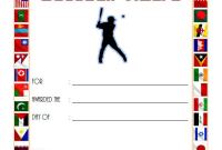 Baseball Award Certificate Template Word (4th Editable Format) Baseball Award Certificate Template Word (4th Editable Format)