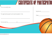 Basketball Certificate of Participation Template (1st Free Championship Design) Basketball Certificate of Participation Template (1st Free Championship Design)