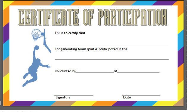 basketball tournament certificate template, basketball tournament champion certificate, basketball championship certificate template, basketball participation certificate template, basketball certificate of participation template, free printable basketball certificate template