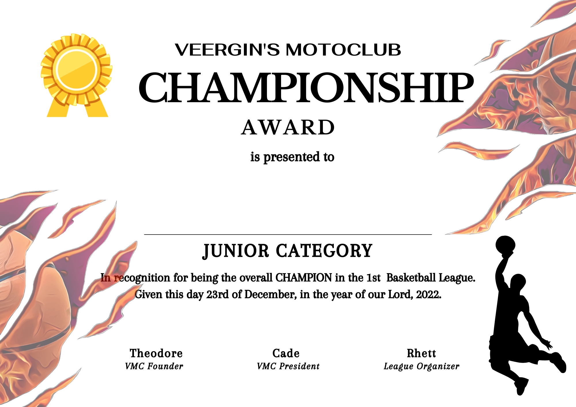 Basketball Tournament Certificate Template (Free 2025 Best Options) 3 basketball tournament certificate template, basketball tournament champion certificate, basketball championship certificate template, basketball participation certificate template, basketball certificate of participation template, free printable basketball certificate template