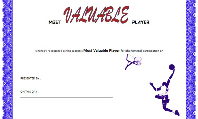 basketball mvp certificate template, basketball mvp award certificate, basketball most valuable player certificate, basketball award certificate template, basketball tournament certificate template, basketball certificate of appreciation, free printable basketball certificate templates, basketball certificate template word