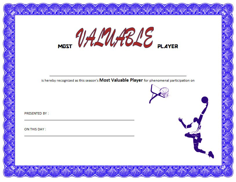 Basketball MVP Certificate Template (2025 Best Player Award Designs) 3 basketball mvp certificate template, basketball mvp award certificate, basketball most valuable player certificate, basketball award certificate template, basketball tournament certificate template, basketball certificate of appreciation, free printable basketball certificate templates, basketball certificate template word
